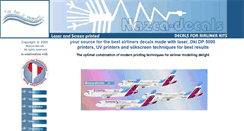 Desktop Screenshot of nazca-decals.com