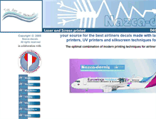 Tablet Screenshot of nazca-decals.com